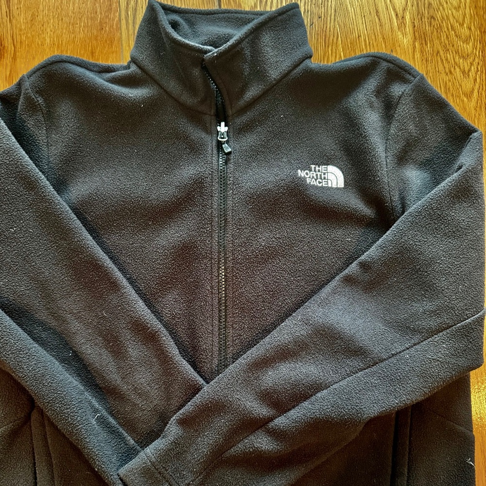 North Face Black Fleece Quarter Zip - Adult Medium